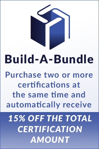 Buy two or more certification courses and get 15% off your total