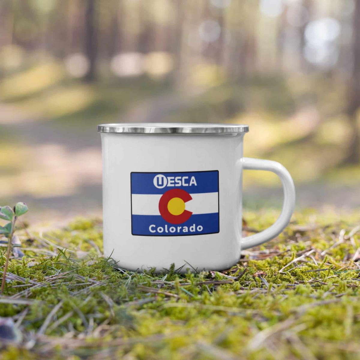 UESCA Colorado Flag Enamel Mug