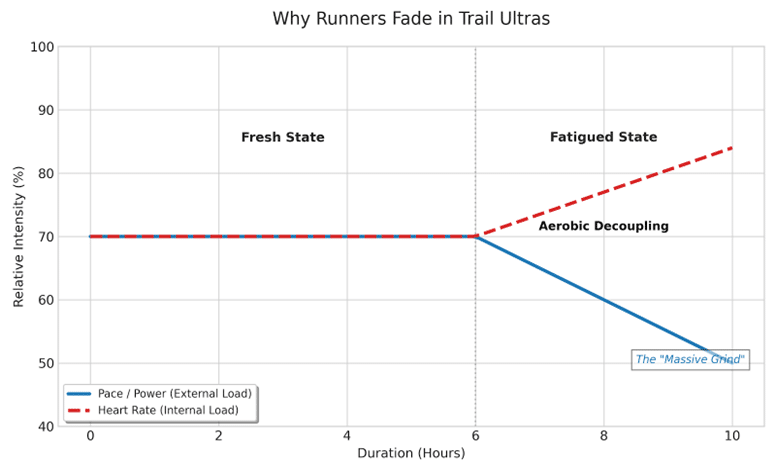 A chart showing aerobic decoupling